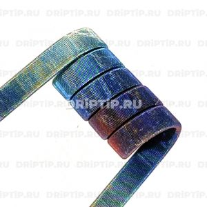Penta Fused Clapton 5х0,3NiCr+0,08NiCr, 3 мм, 5 витков, 0.10 ом Плата Penta Fused Clapton 5х0,3NiCr+0,08NiCr, 3 мм, 5 витков, 0.10 ом Плата