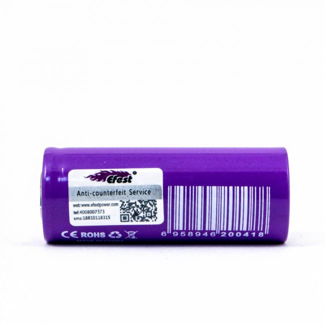 Аккумулятор Efest IMR 26650 64А 3500 мАч (V1) Аккумулятор Efest IMR 26650 64А 3500 мАч (V1)