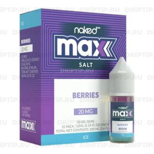 Naked 100 Max Salt - Ice Berries