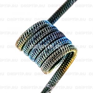 Staggered 2*03, 3мм, 5 витков, 0.5 ом MTL Staggered 2*03, 3мм, 5 витков, 0.5 ом MTL