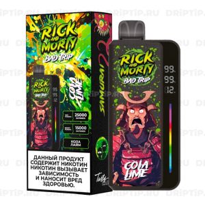 Rick and Morty Bad Trip 25000 - Кола Лайм Rick and Morty Bad Trip 25000 - Кола Лайм