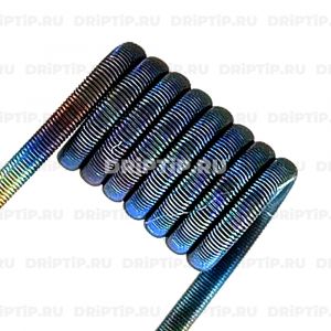 Fused Clapton 2*0,3NiCr+0,1NiCr, 3 мм, 8 витков, 0.30 ом Плата Fused Clapton 2*0,3NiCr+0,1NiCr, 3 мм, 8 витков, 0.30 ом Плата