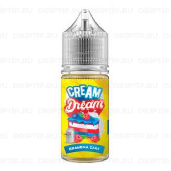 Жидкость Cream Dream Salt - Grandma Christmas Cake  Жидкость Cream Dream Salt - Grandma Christmas Cake